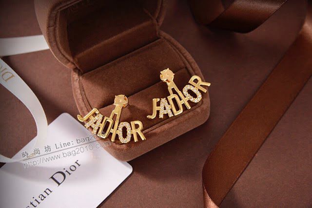 Dior飾品 迪奧經典熱銷款字母耳環 耳飾  zgd1072
